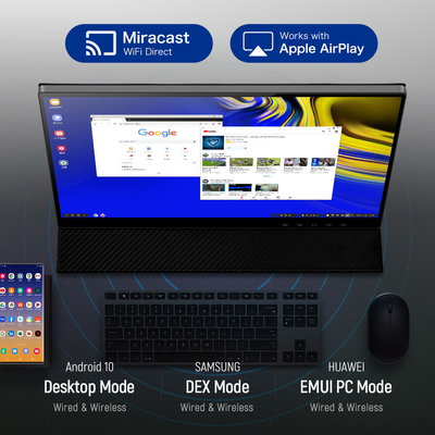 monitor de la pantalla táctil del juego 350cd/M2/monitor portátil de la PC 11m m WiFi del ordenador portátil