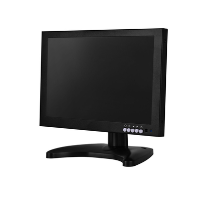 CE ROHS 10 de la pulgada del negro mini LCD resolución del monitor 1920x1200 del CCTV de la informática
