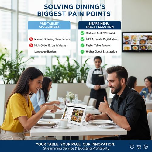 último caso de la compañía sobre Reinventando la eficiencia en la restauración con tabletas para pedidos en restaurantes en Dubái