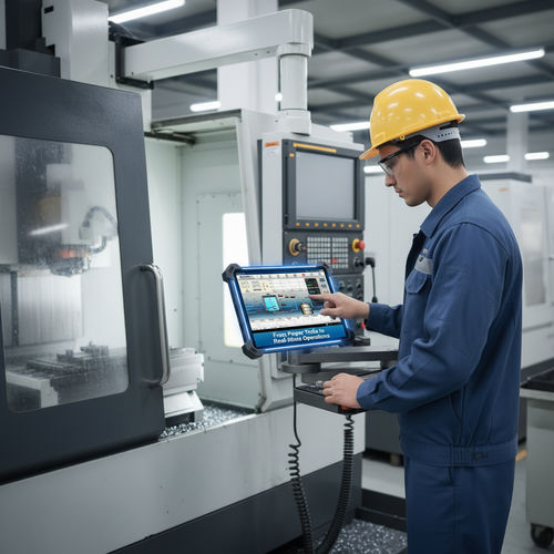 último caso de la compañía sobre Smart Efficiency on the Factory Floor: How Industrial Tablets Transformed Manufacturing and Logistics Operations