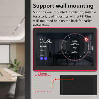15.6 pulgadas RK3566 NFC POE Power Tablet PC Mural de reunión Android Tablet con luz LED
