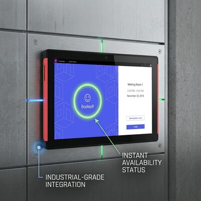15.6 pulgadas RK3566 Tableta de sala de conferencias con POE Power y iluminación de doble cara