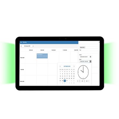 15.6 pulgadas RK3566 Reserva de sala de conferencias tableta de doble cara iluminada