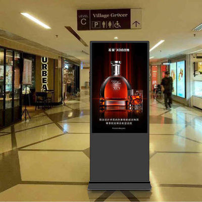 Máquina de publicidad interactiva multi-touch de 32 pulgadas con pantalla HD 1080P / 4K y soporte para sistemas Android / Win