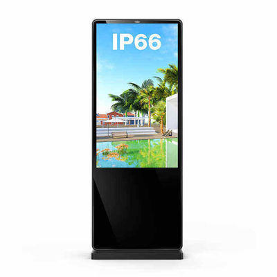 Display de publicidad LCD vertical de 86 pulgadas para kioscos en el suelo