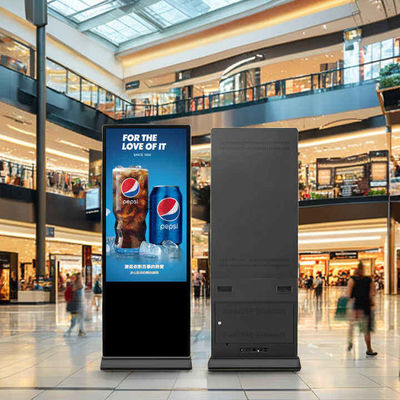 Display de publicidad LCD vertical de 86 pulgadas para kioscos en el suelo