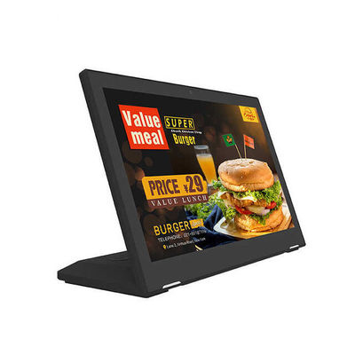 Tablet de procesador RK3566 de autoservicio para pedidos de restaurantes de 13.3 pulgadas POE NFC RGB LED Light Bar 5MP Cámara Android 11