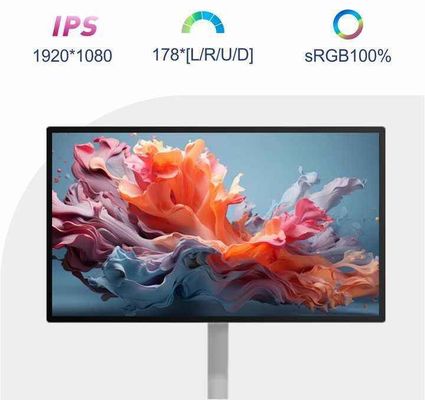 Televisión móvil vertical de 27 pulgadas ajustable para el suelo Smart Stand By Me TV