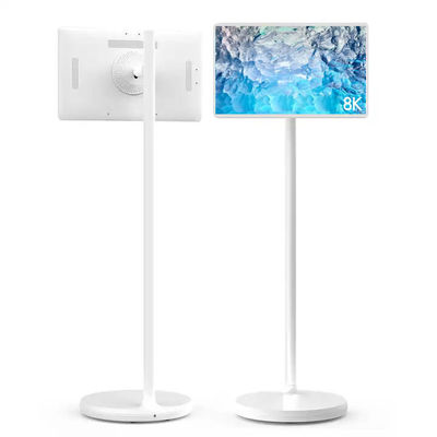 21.5 pulgadas RK3588 Stand By Me Movable Monitor de pantalla táctil piso de pie Android inalámbrico Smart TV portátil para el hogar