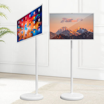 21.5 pulgadas RK3588 Stand By Me Movable Monitor de pantalla táctil piso de pie Android inalámbrico Smart TV portátil para el hogar