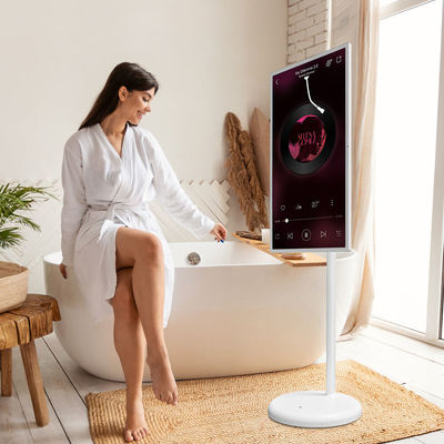 21.5 pulgadas RK3588 Stand By Me Movable Monitor de pantalla táctil piso de pie Android inalámbrico Smart TV portátil para el hogar