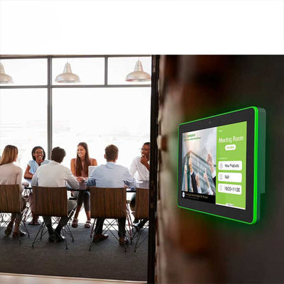 10Tablet de hogar inteligente de 1 pulgada con CPU RK3566 y barra de luz LED de cuatro lados - pantalla de control Android montada en la pared