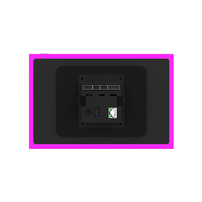 10Tablet de hogar inteligente de 1 pulgada con CPU RK3566 y barra de luz LED de cuatro lados - pantalla de control Android montada en la pared