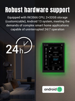 9.7 pulgadas Android 13 Tablet de automatización Todo en uno RK3566 Smart Home Control Screen