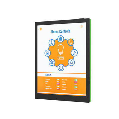 9.7 pulgadas RK3566 4+32GB POE NFC Pared montada Android 13 Tablet Control de hogar inteligente Tablet PC con barra de luz LED