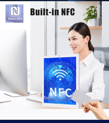 9.7 pulgadas RK3566 4+32GB POE NFC Pared montada Android 13 Tablet Control de hogar inteligente Tablet PC con barra de luz LED