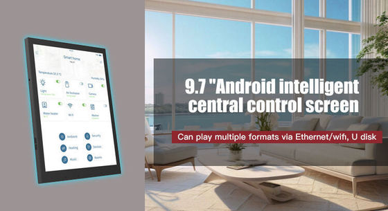 9.7 pulgadas RK3566 Quad Core Android 13 Tablet de automatización con pantalla de vista completa para el control de hogar inteligente