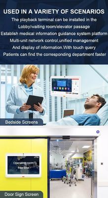 Hospital Tablet de atención médica de 15,6 pulgadas Android todo en uno Tabletas de grado de la industria médica con cámara de manejo de llamadas