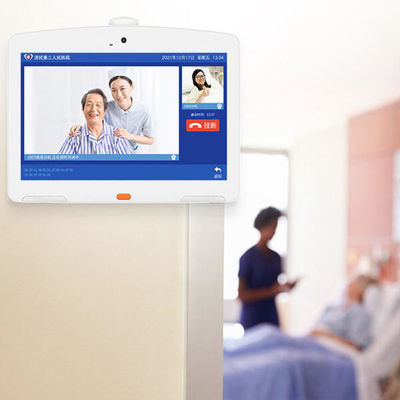 10.1 pulgadas RK3399 CPU Tableta de grado médico de hospital montada en la pared con potencia POE