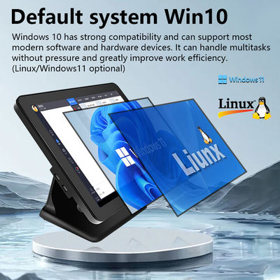 Nuevo diseño 17 pulgadas N5095 CPU Máquina POS 8+256GB Gran memoria Win10 Terminal POS de caja registradora minorista