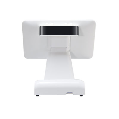 15 pulgadas N2840 Máquina POS de escritorio Restaurante POS Terminal 2 + 32GB Sistema POS todo en uno con pantalla del cliente