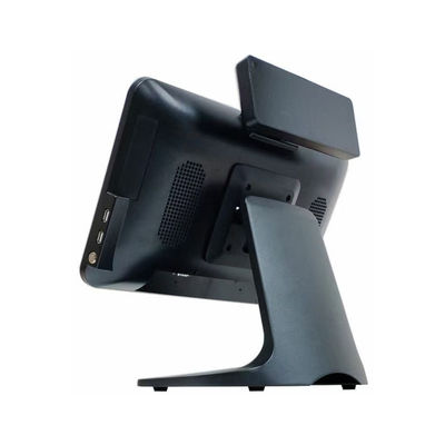 Restaurante de supermercado Sistema de caja registradora Win10 de 15,6 pulgadas con terminal POS de pantalla única y pantalla táctil capacitiva