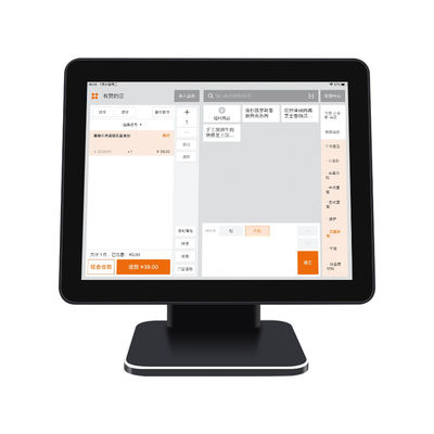 15.6 pulgadas de pantalla táctil POS caja registradora Win7/10 Compatible recibo impresora Hotel Banco de autoservicio quiosco escáner de códigos pago
