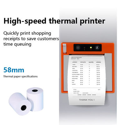 Máquina de terminal de caja registradora inteligente POS de doble pantalla comercial asequible con pantalla de 15.6 pulgadas y memoria 2G