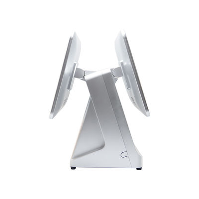 Máquina TPV con sistema Android de doble pantalla de 15.6'' y 14'' con cajón portamonedas y terminal TPV inteligente táctil todo en uno