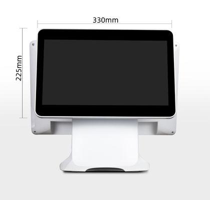 Máquina registradora de restaurante con capacidad de disco duro de 32/64/128/256GB y material plástico resistente