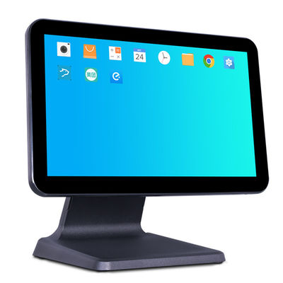 Impresora de escáner de código de barras Tipo 15.6 pulgadas Win Todo en uno Pantalla táctil POS Máquina Registradora 4 64G
