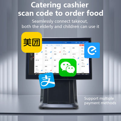 Máquina de venta al por menor de supermercado con pantalla de contacto de alta performance de 15,6" I3 procesador