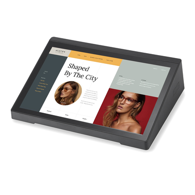 Tableta de escritorio horizontal Android de 10,1 pulgadas para PC con pantalla táctil, lector NFC, alimentación POE RJ45, uso industrial, comercial, para hoteles, restaurantes, tiendas minoristas, uso en escritorio