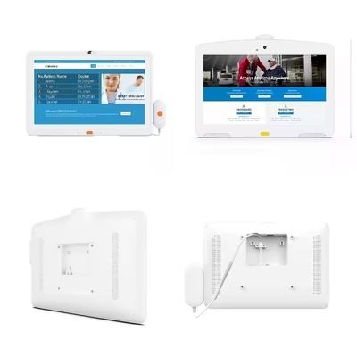Soporte de pared para tableta médica de 13.3 pulgadas con pantalla táctil, Android, wifi, 4G, POE, NFC y función de llamada para clínica hospitalaria