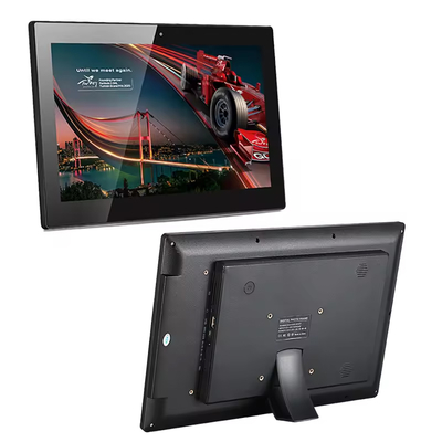 Pantalla de video wall LCD de 23.6 pulgadas, señalización digital, publicidad, pantalla Rockchip de cuatro núcleos, POE, NFC, 4GB, 32GB, pantalla táctil para tiendas minoristas