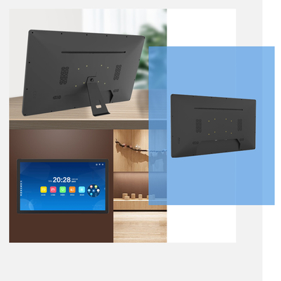 Ultra delgado 32 pulgadas comercial Digital de señalización publicitaria pantalla táctil Rockchip quad core tabletas Android PC POE NFC WIFI