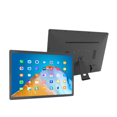 Ultra delgado 32 pulgadas comercial Digital de señalización publicitaria pantalla táctil Rockchip quad core tabletas Android PC POE NFC WIFI