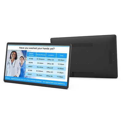 Tablet PC Android de 14 pulgadas con conectividad 4G LTE y procesador de cuatro núcleos para montaje en la pared y pantalla de póster digital