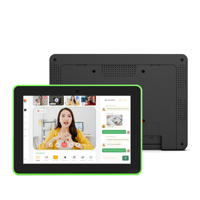 8 pulgadas de montaje en la pared de negocios pantalla táctil POE NFC Android tablet PC con luz LED Sistema de reserva de salas de reuniones