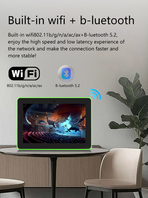 8 pulgadas de montaje en la pared de negocios pantalla táctil POE NFC Android tablet PC con luz LED Sistema de reserva de salas de reuniones