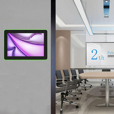 Pantalla táctil IPS de 8 pulgadas con PC tablet Android montado en la pared con soporte POE y NFC para uso empresarial