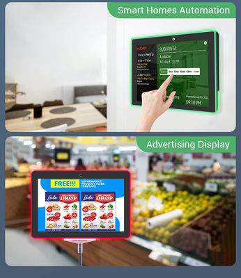 10Tablet Android de 1 pulgada montado en la pared con RK3566 Quad Core y PoE Powered para el sistema de reserva de salas de reuniones