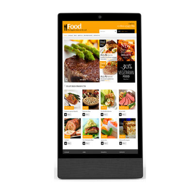 Tableta de escritorio Android de 13,3 pulgadas en forma de L RK3568, quiosco comercial POE, pedidos en restaurantes y otros usos
