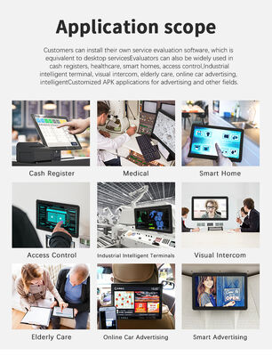 montura en la pared 32 pulgadas de señalización digital de publicidad de pantalla de Android tablet PC POE NFC función wifi