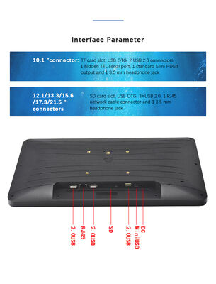 montura en la pared 32 pulgadas de señalización digital de publicidad de pantalla de Android tablet PC POE NFC función wifi