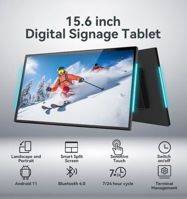 Tableta PC Android de 15.6 pulgadas con RK3566 Quad-Core, pantalla IPS de 1080p y soporte POE NFC RFID para salas de conferencias