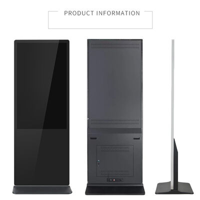 43 pulgadas de piso digital de señalización LCD de publicidad de pantalla táctil Smart Kiosco de cartel reproductor para el centro comercial