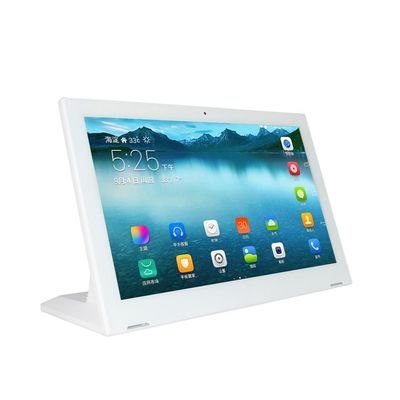 Tableta Android PC de escritorio de 17 pulgadas Poe NFC en forma de L para pedidos en restaurantes y venta minorista POS