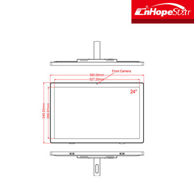 Computadora todo en uno con pantalla táctil de 27 pulgadas para montaje en pared con tiempo de respuesta de 5 ms para pantallas interactivas