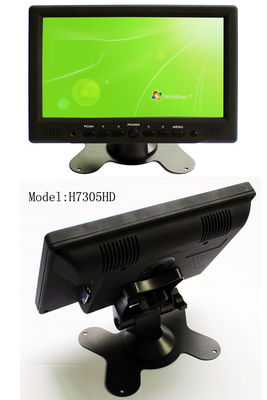 9 ~ 36VDC 800x480 8 pulgadas LCD Monitor de CCTV con BNC AV HDMI USB